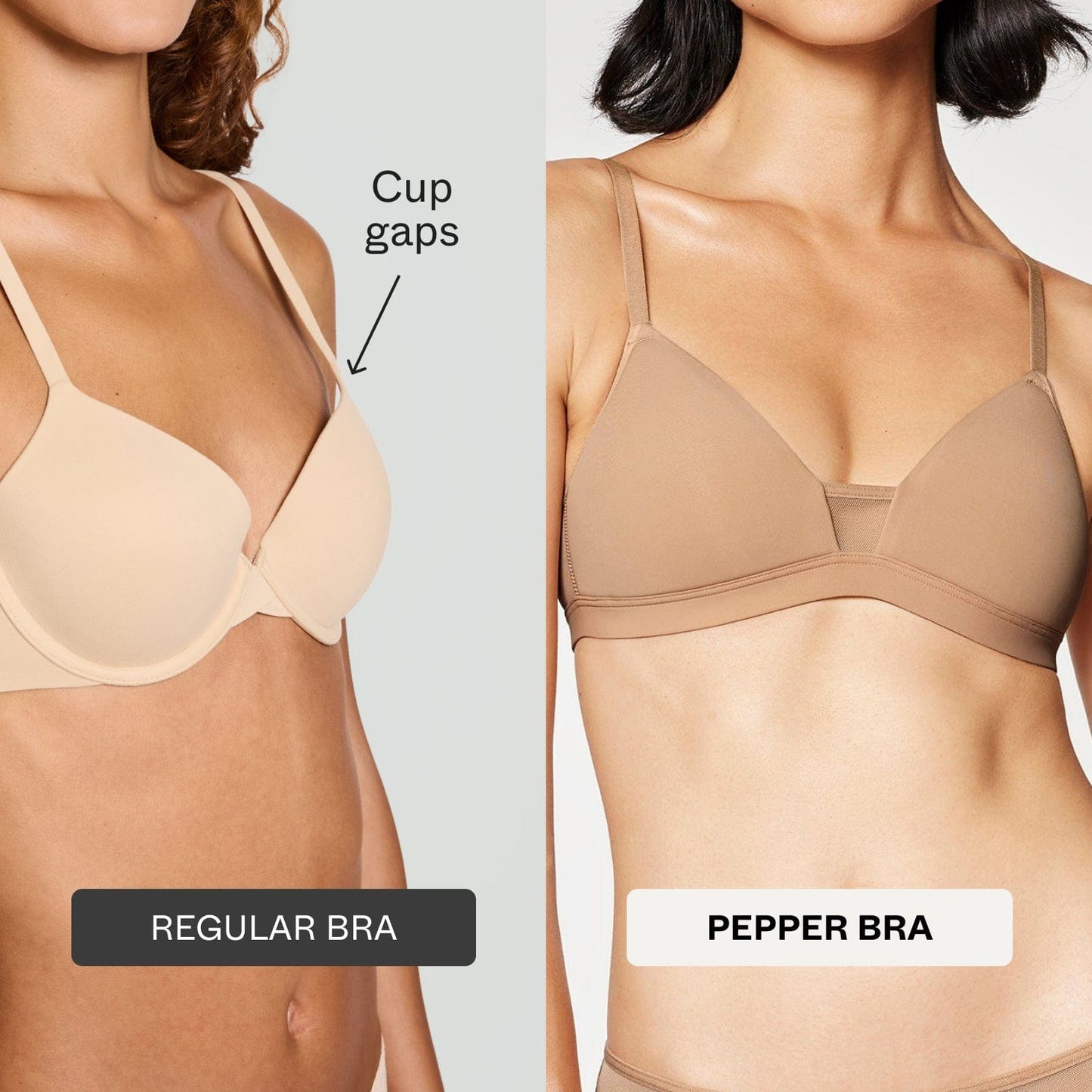 FeelGood Wirefree T-Shirt Bra Buff