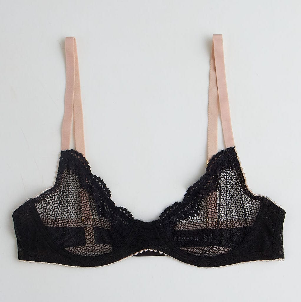 Signature Unlined Demi Bra Black